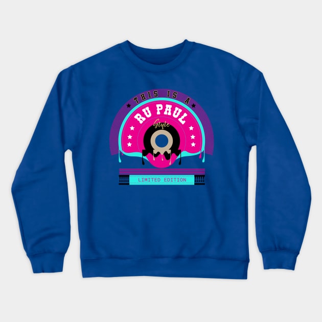 Ru Paul Name Style Crewneck Sweatshirt by Suryaraj